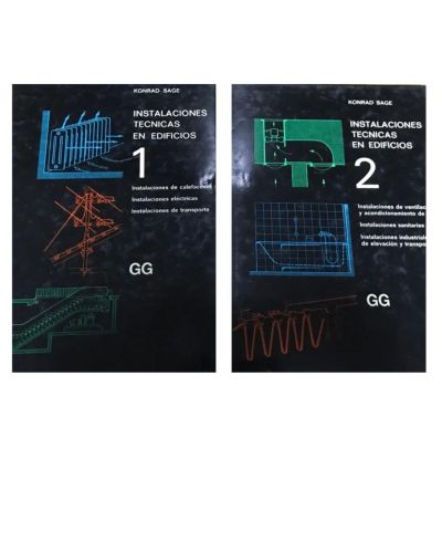 Portada del libro de Instalaciones técnicas en los edificios 1 y 2 
