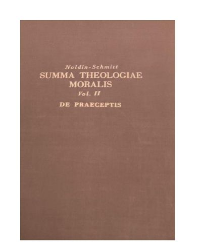 Portada del libro de SUMMA THEOLOGIAE MORALIS VOL. II