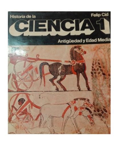 Portada del libro de Historia de la ciencia Antigüedad y Edad Media