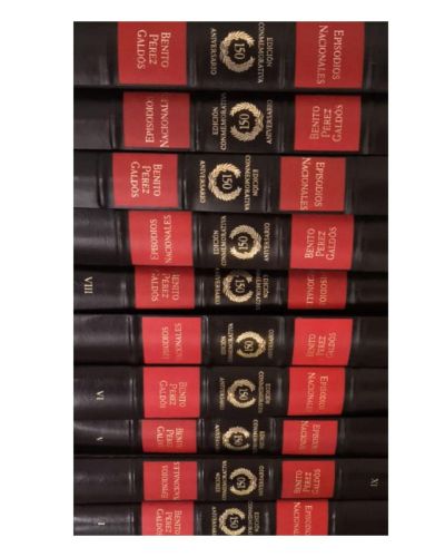 Portada del libro de Episodios nacionales. Edición conmemorativa 150 aniversario. Completa. del 1 al 10. 