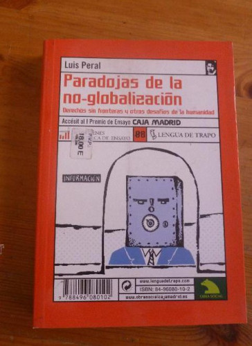 Portada del libro de Paradojas de la no-globalización