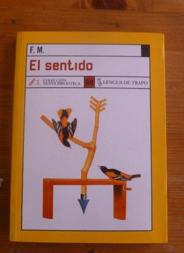Portada del libro de El sentido (NB)