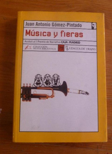 Portada del libro de Música y fieras (NB)
