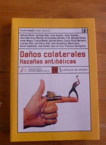 Portada del libro de Daños colaterales (NB)