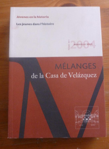 Portada del libro de JOVENES EN LA HISTORIA. VARIOS AUTORES. ED. BILINGUE. CASA DE VELEZQUEZ. 2004 422 PAG