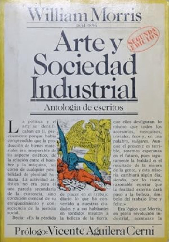 Portada del libro de Arte y sociedad industrial antología de escritos