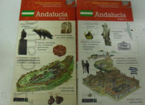 Portada del libro de LAS GUIAS VISUALES DE ESPAÑA ANDALUCIA 2 VOL. 2000 247 y 293pp