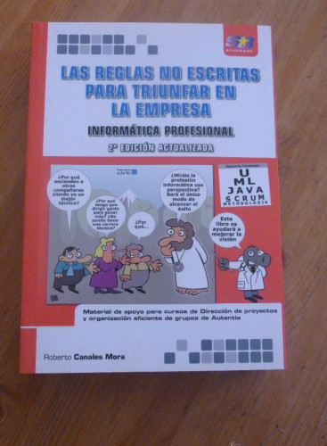 Portada del libro de REGLAS NO ESCRITAS PARA TRIUNFAR EN LA EMPRESA. CANALES MORA. ED. STARBOOK.2010 540PAG