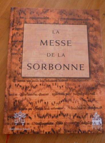 Portada del libro de La Messe de la Sorbonne (Musiques/écritures)