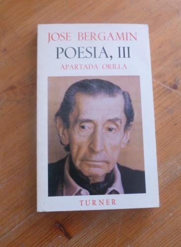Portada del libro de Poesia, III. apartada orilla