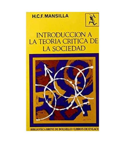 Portada del libro de INTRODUCCION A LA TEORIA CRITICA DE LA SOCIEDAD