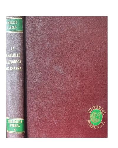 Portada del libro de La realidad histórica de España. 