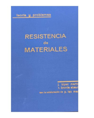 Portada del libro de Resistencia de materiales teoria y problemas