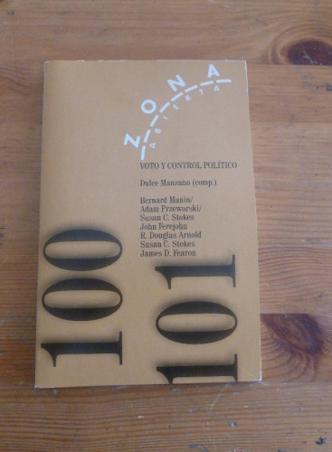Portada del libro de ZONA ABIERTA 100-101 VOTO Y CONTROL POLITICO. 2002 197 PAG