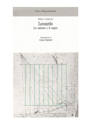 Portada del libro de Leonardo. La misura e il segno