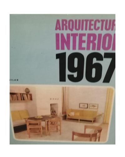 Portada del libro de Arquitectura interior 1967 