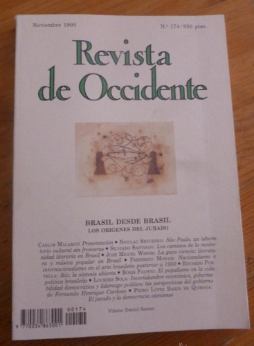 Portada del libro de REVISTA DE OCCIDENTE . NOVIEMBRE 1995 Nº 174 BRASIL DESDE BRASIL