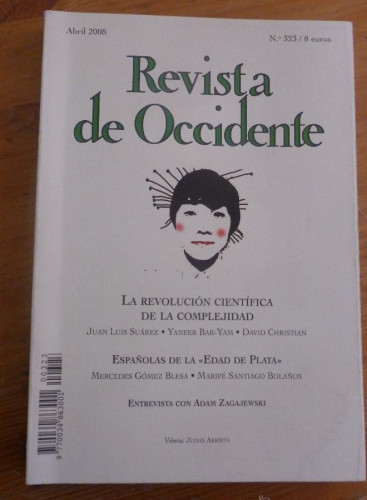 Portada del libro de REVISTA DE OCCIDENTE.ABRIL 2008 Nº 323 LA REVOLUCION CIENTIFICA DE LA COMPLEJIDAD.