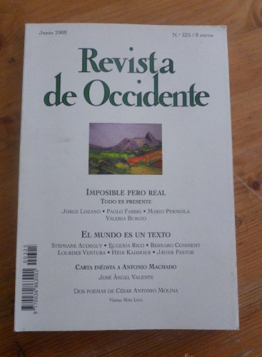 Portada del libro de REVISTA DE OCCIDENTE.JUNIO 2008 Nº 32 IMPOSIBLE PERO REAL