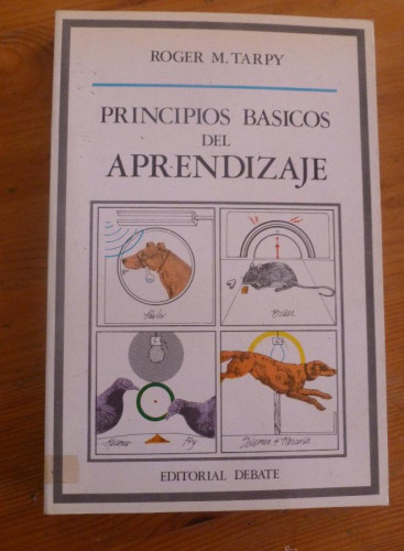 Portada del libro de Principios basicos del aprendizaje