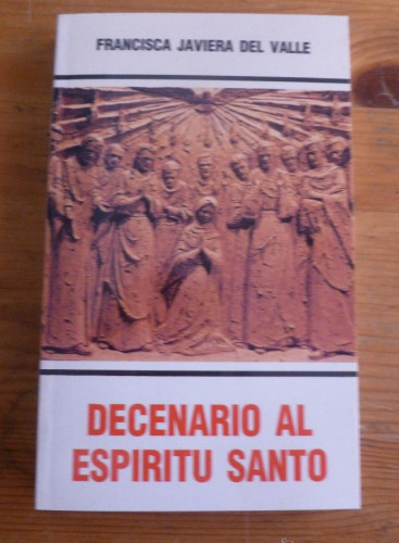 Portada del libro de Decenario al espiritu santo