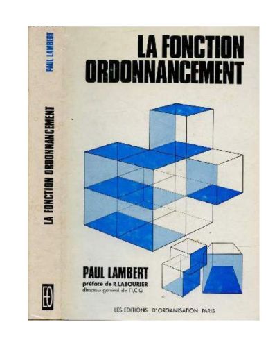 Portada del libro de La fonction ordonnancement