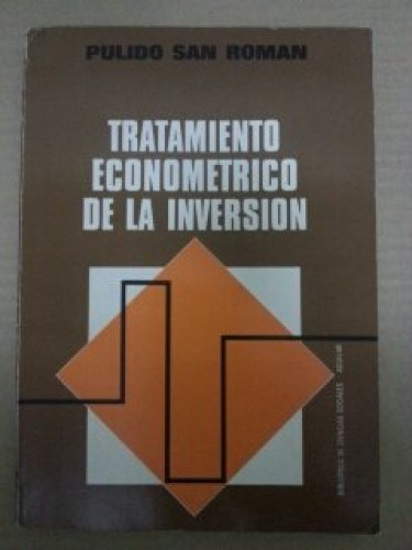 Portada del libro de Tratamiento econométrico de la inversión