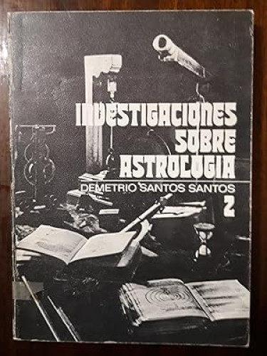 Portada del libro de Investigaciones sobre astrología