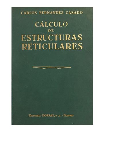 Portada del libro de CÁLCULO DE ESTRUCTURAS RETICULARES
