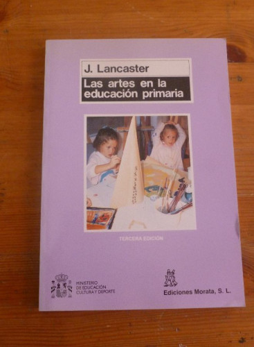 Portada del libro de Las artes en la educación primaria (Coedición Ministerio de Educación)