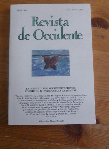Portada del libro de REVISTA DE OCCIDENTE. ABRIL 1991. Nº 119. LA AMENTA YSUS REPRESENTACIONES.