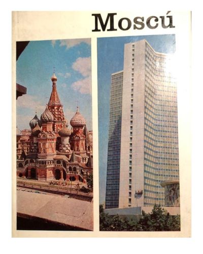 Portada del libro de Moscú. Arquitectura y escultura. 