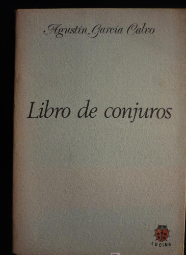 Portada del libro de LIBRO DE CONJUROS