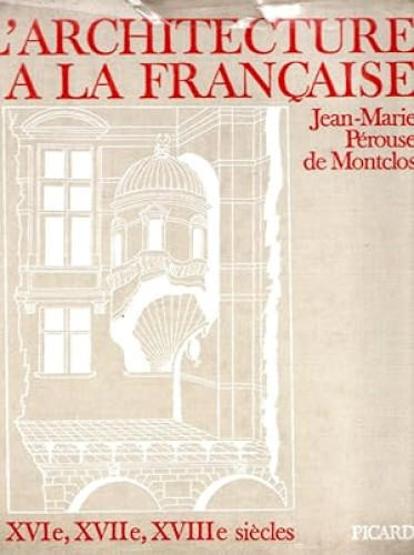 Portada del libro de L´ARCHITECTURE A LA FRANÇAISE