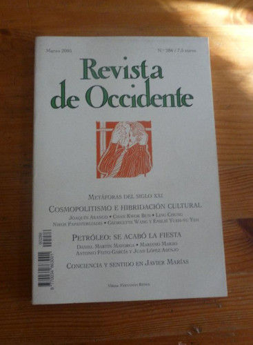 Portada del libro de REVISTA DE OCCIDENTE. MARZO 2005. Nº286 MEMORIAS DEL SIGLO XXI.COSMOPOLITISMO E HIBRIDACION CULTURAL