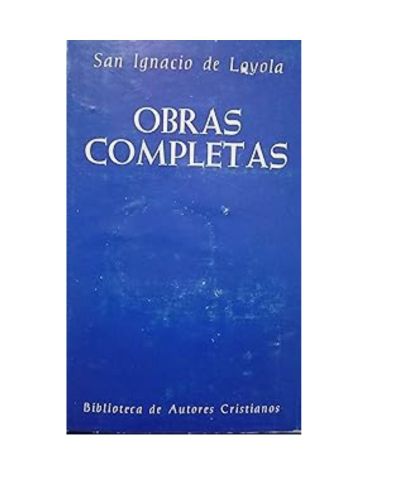 Portada del libro de OBRAS COMPLETAS DE SAN IGNACIO DE LOYOLA (Edición Manual)