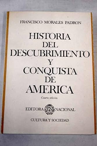 Portada del libro de Historia del descubrimiento y conquista de América