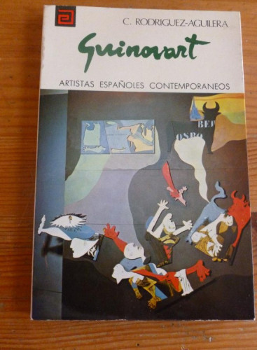 Portada del libro de GUINOVART. RODRIGUEZ AGUILERA. ARTISTAS ESPAÑOLES CONTEMPORANEOS. 1976 104 PAG