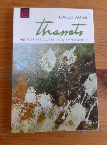 Portada del libro de THARRATS. CARLOS AREAN. ARTISTAS ESPAÑOLES CONTEMPORANEOS. MEC. 1971 112 PAG