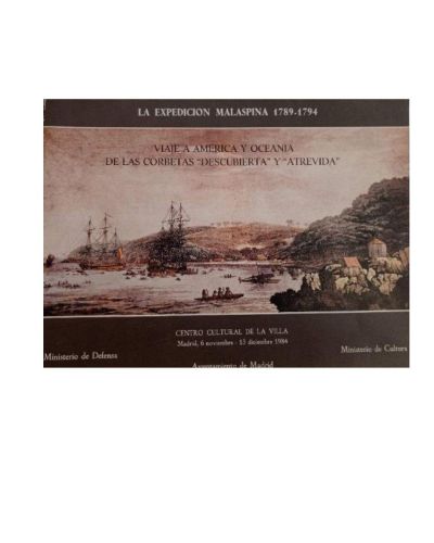Portada del libro de Viaje a América y Oceanía de las corbetas “Descubierta” y “Atrevida”