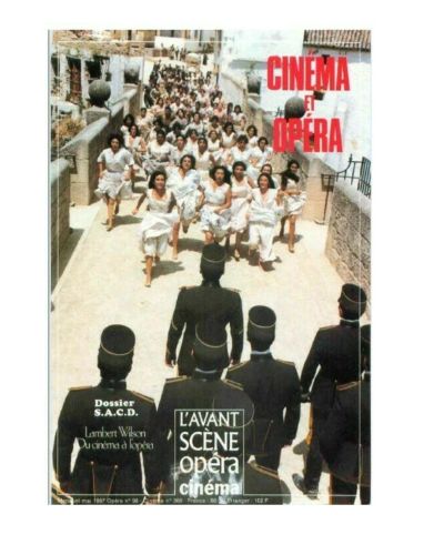 Portada del libro de Opéra Et Cinéma