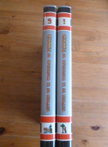 Portada del libro de HISTORIA DE LA COMUNIDAD DE MADRID. ROASAS 2 VOL. 1991. 413 PAG.