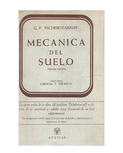 Portada del libro de Mecánica del suelo