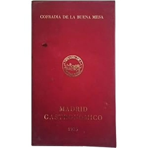 Portada del libro de Madrid gastronómico