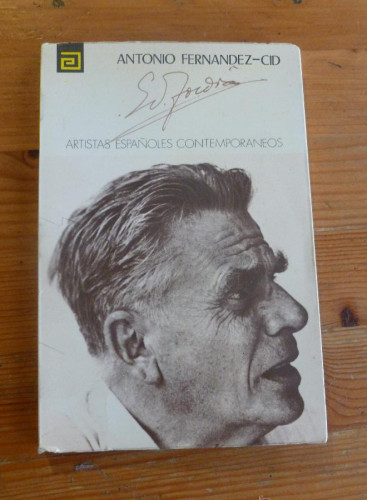 Portada del libro de EDUARDO TOLDRA. ANTONIO FDEZ-CID. ARTISTAS ESPAÑOLES CONTEMPORANEOS. 1977