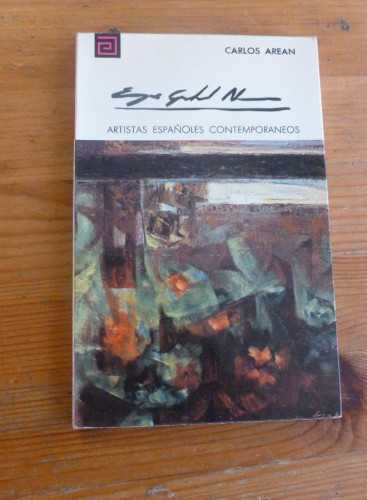 Portada del libro de GABRIEL NAVARRO. CARLOS AREAN. ARTISTAS ESPAÑOLES CONTEMPORANEOS.1977 68 PAG