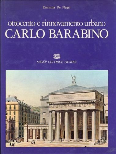 Portada del libro de Carlo Barabino. Ottocento e rinnovamento urbano