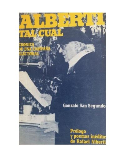 Portada del libro de Alberti tal cual