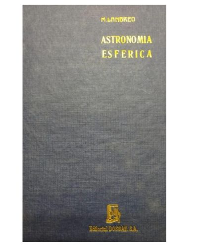 Portada del libro de ASTRONOMIA ESFERICA