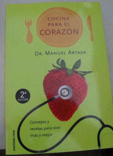 Portada del libro de Cocina para el corazón (MR Cocina)